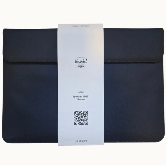 NWT Herschel Spokane 15–16” Laptop Sleeve | Black - Picture 1 of 5